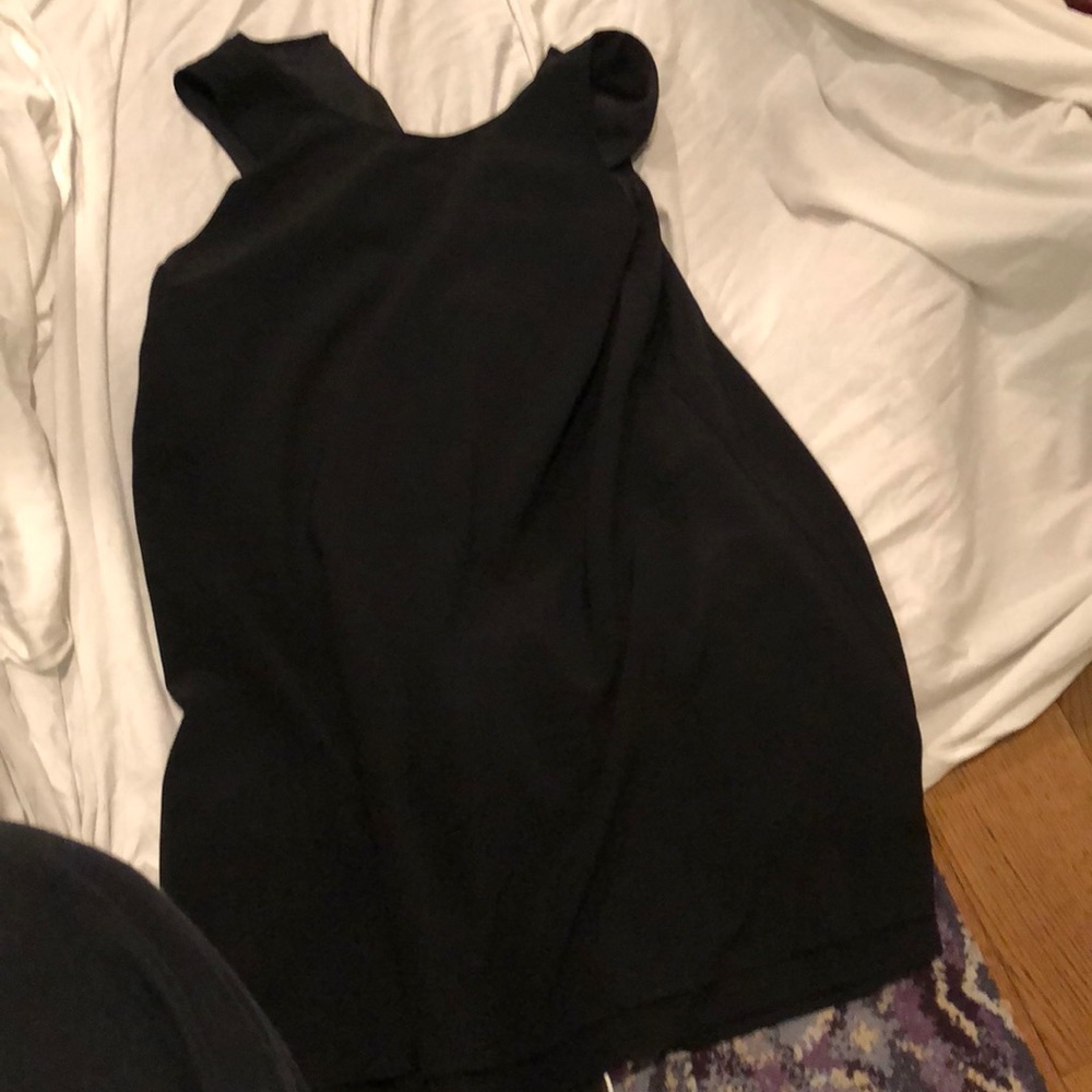 Boxy black dress